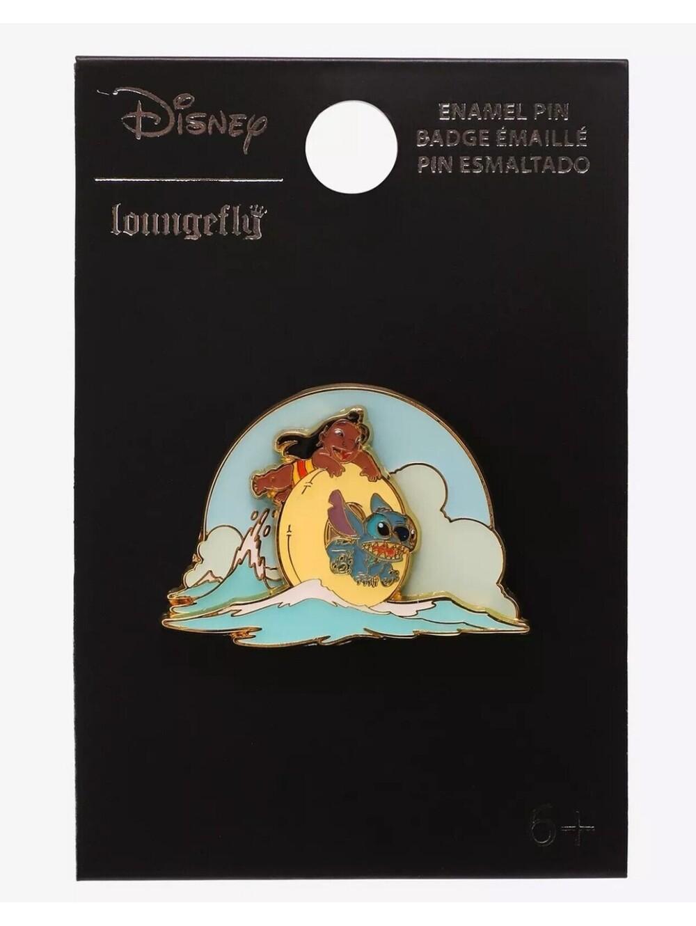 Loungefly Disney Lilo & Stitch Waves Enamel Pin